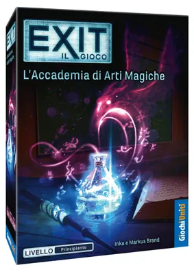 Productafbeelding van Giochi Uniti - Exit - De Academie voor Magische Kunsten, Escape Room, voor 1-4 spelers, vanaf 12 jaar