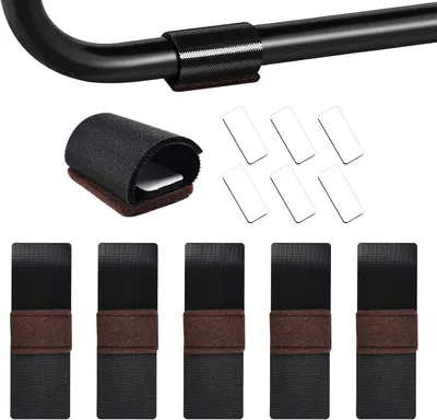 Imagen del producto de Protectores autoadhesivos para muebles, 24 unidades, 50 x 145 mm, para sillas y suelos de parquet