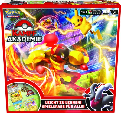 Produktbild von Pokémon-Sammelkartenspiel: Kampfakademie (Pikachu-ex, Crimanzo-ex & Darkrai-ex)