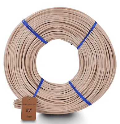 Zdjęcie produktu dla Rattan do plecenia koszy, kolor beżowy, średnica 4 mm