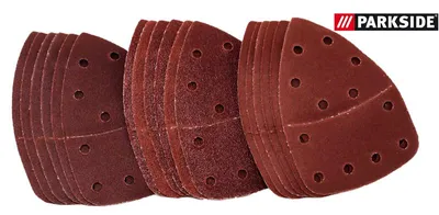 Produktbild von Schleifblätter Set Holz 18 Stück für Parkside Handschleifer PHS 160 E5 -  IAN 303400