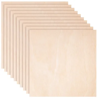 Productafbeelding van Creative Deco 20 x 40x40cm Multiplex Platen Vierkant 3mm, 400 x 400 x 3 mm