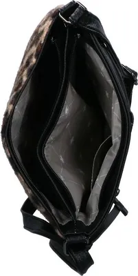 Produktbild von Rieker Damen Umhängetasche mit weichem Leoparden Print H1010, Farbe:Braun