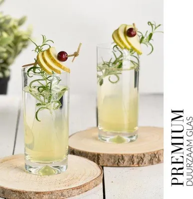 Produktbild von Famanu Cocktailgläser Set von 6 - Transparentes Glas, 300 ml