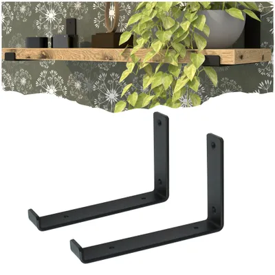 Produktbild von Wandhalterung für Regal 205 x 130 x 38 mm, 2 Stück