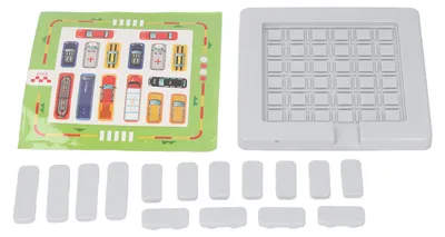 Obrázek produktu pro Parkovací labyrintová hračka pro děti Trénink logického myšlení Puzzle Parkovací labyrintová hračka pro domácí školu