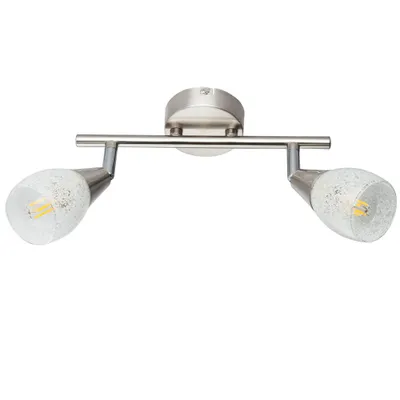 Produktbild von GLOBO 54813-2, Nickel, Acryl, Metall, Glas, IP20, I, E14, 25 W