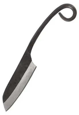 Produktbild von Messer Sheepfoot Klinge 15 cm und Scheide mit Band