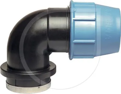 Obrázok produktu pre Objímkové spojenie PN16 koleno 90° s iG pre PE rúry Ø32mmx1 1/4