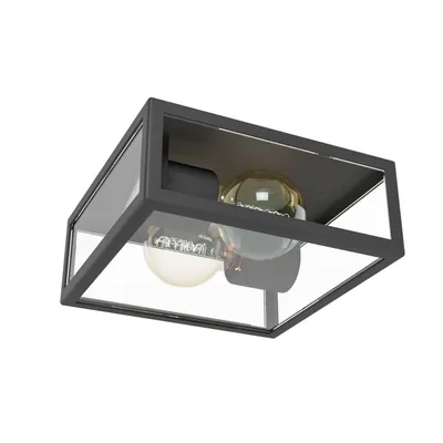 Image de EGLO Applique extérieure Alamonte 1 Noir 120 W 94832