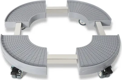 Produktbild von TolleTour TolleTour Pflanzenroller Blumenroller Untersetzer Mobiler Grau