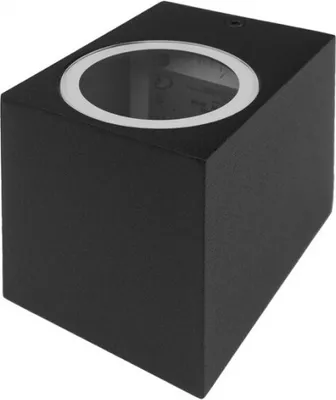 Immagine prodotto di Lampada da parete per esterni 1xGU10 IP44 alluminio nero Ecolight EC79084