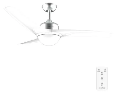 Produktbild von Cecotec EnergySilence Aero 560 IronWhite, Haushalts-Lamellenlüfter, Eisen, Weiß, Zimmerdecke, 30 m², 132 cm, AC