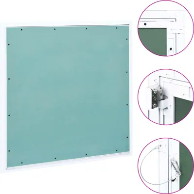 Image de VIDAXL -Zugriffsfeld mit Aluminiumrahmen und Gipsboard 700x700 mm
