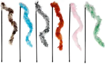 Produktbild von Karlie Katzenangel Soft Party - Katzenspielzeug - Kunststoff - Sortiert - 50-100 cm - 1 Stck.