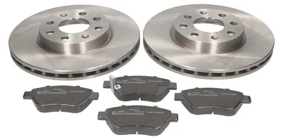 Produktbild von MAPCO Bremsenset Vorne Bremsscheiben Beläge Satz für OPEL Corsa D Schrägheck (S07) 257mm