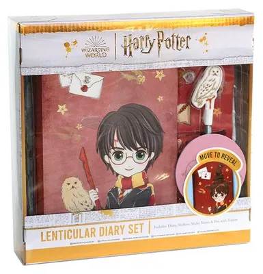 Obrázek produktu pro Zápisník Harry Potter - sada s příslušenstvím 4 ks