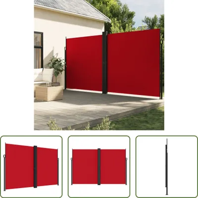 Zdjęcie produktu dla Wysuwana markiza boczna Living Store Red 220x1200 cm