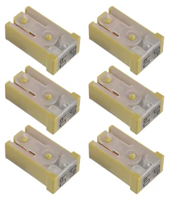 Sicherungsset 60A 32V Mini-Slot, 6 Stück für Auto