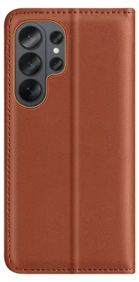 Immagine prodotto di Dux Ducis, custodia portafoglio RFID per Galaxy S26 Ultra con funzione di ricarica Qi, marrone