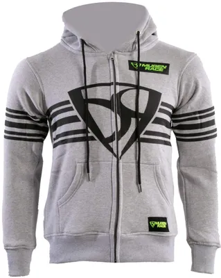 Imagen del producto de Sudadera con cremallera MUGENRACE, color grisáceo, talla 2XL