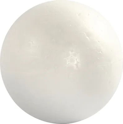 Produktbild von Creativ Company Styropor Bastelset Kugeln 12 cm weiß 5 Stück