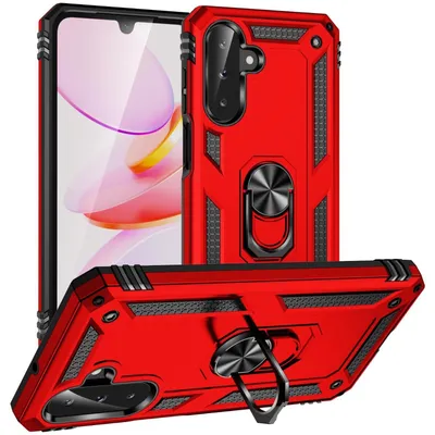 Image de Coque Armor Shield pour Samsung Galaxy A27 5G Coque Ultra Hybrid Case Coque de protection pour téléphone portable, rouge