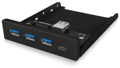 Obrázek produktu pro ICY BOX IB-HUB1418-i3, Černá, GL3520 ASM1543, 101 mm, 137 mm, 25 mm, 143 g