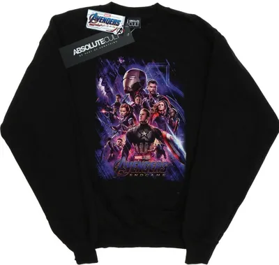 Produktbild von Marvel - "Avengers Endgame" Sweatshirt für Herren BI5376 (XL) (Schwarz)