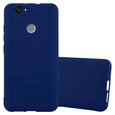 Produktbild von Cadorabo Hülle für Huawei NOVA Schutzhülle in Blau Handyhülle TPU Silikon Etui Case Cover