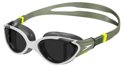 Image de Speedo - Lunettes de natation "Biofuse 2.0" pour enfants, modèle IG4218 (taille unique), couleur vert/blanc