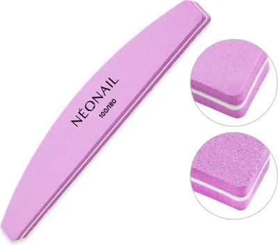 Produktbild von NeoNail 166 POLIERFEILE 100/180 Rosa MANIKÜRE