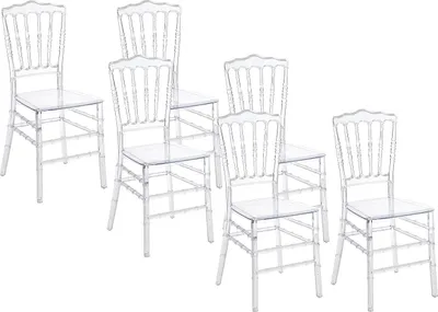 Produktbild von Satz von 6 Stühlen aus Polycarbonat - Kristall - AMBELON