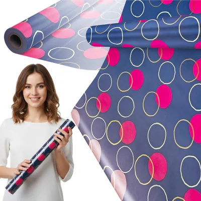 Image de Papier d'emballage cadeau Paperhit 20 mètres mégarouleau décoratif pour anniversaire
