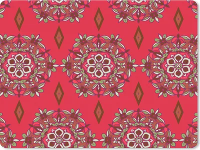 Produktbild von MuchoWow® Mauspad Mousepad Mandala - Muster - Blume 23x19 cm - Mousepads - Maus Mat - Pad - Mausunterlage - Schreibtischunterlage - Mauspad