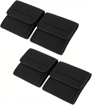Imagen del producto de Protectores para pedales de bicicleta, juego de 4 unidades, hechos de neopreno, protegen contra arañazos y suciedad