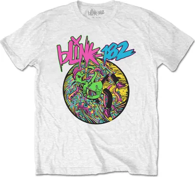 Produktbild von Blink-182 Overboard Event White S T-Shirt