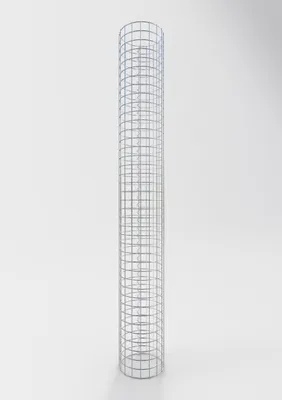Produktbild von Gabionensäule rund 27  cm Durchmesser, 200  cm Höhe, Maschenweite 5 cm x 5 cm