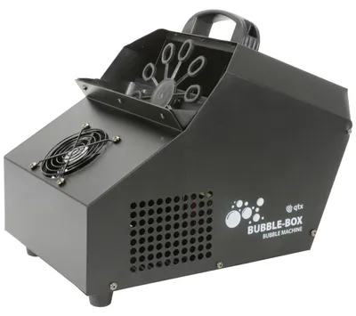 Bubble Box Seifenblasenmaschine, kompakt, mit Fernbedienung