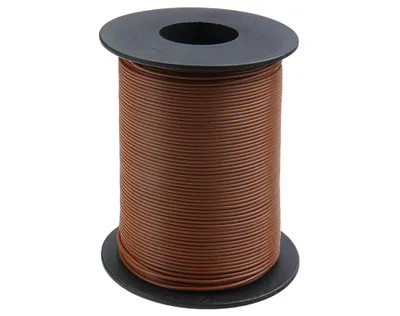 Zdjęcie produktu dla Drut miedziany 0,5 mm / 100 m, brązowy