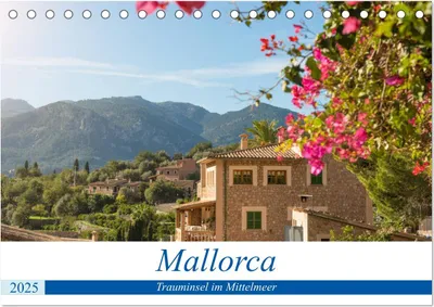 Produktbild von Mallorca - Trauminsel im Mittelmeer (Tischkalender 2025 DIN A5 quer), CALVENDO Monatskalender