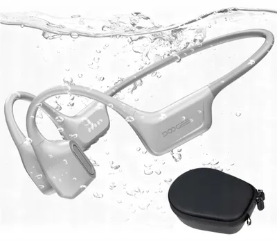 Zdjęcie produktu dla Słuchawki bezprzewodowe z przewodnictwem kostnym DOOGEE BoneAir Swim Szary