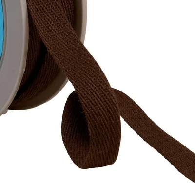 Produktbild von Schrägbandrolle, 25 m, 15 mm, Kaffeebraun