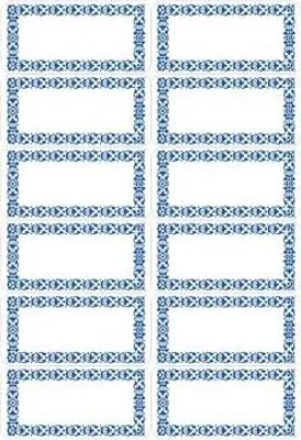 Produktbild von HERMA - Etikett 3742 Küchenblau | 100 Stück