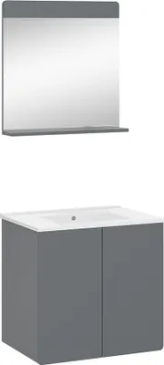 Produktbild von Badmöbel-Set Vicco Izan Grau 2 Teile, Model 41605