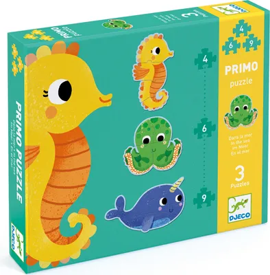 Image de Coffret de puzzles évolutifs « Dans l'océan », Djeco