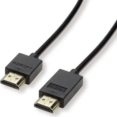 Obrázok produktu pre ROLINE 11.04.5912, 2 m, Typ HDMI (štandard), Typ HDMI (štandard), 3840 x 2160 px, 3D kompatibilita, Čierna