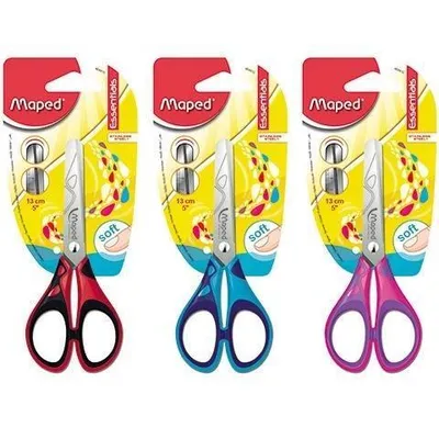 Immagine prodotto di Forbici Maped Essentials Soft da 13 cm, sicure per i bambini