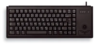 Obrázek produktu pro CHERRY G84-4400, Plná velikost (100 %), Kabel, PS/2, AZERTY, Černá