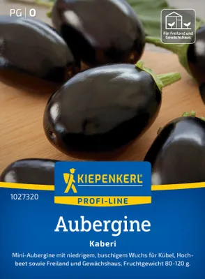 Produktbild von Kiepenkerl Auberginensamen Kaberi F1 Solanum melongena 5 Pflanzen